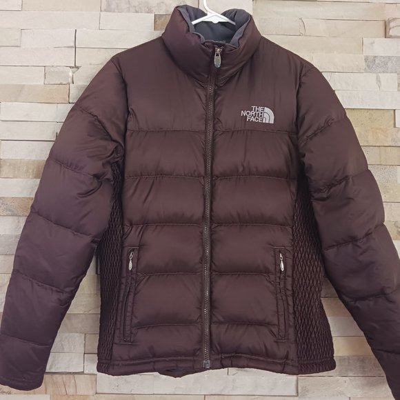 The North Face Jackets & Blazers - North Face Womens Medium Brown Faux Fur Winter Puffer Down Jacket Ladies Coat M